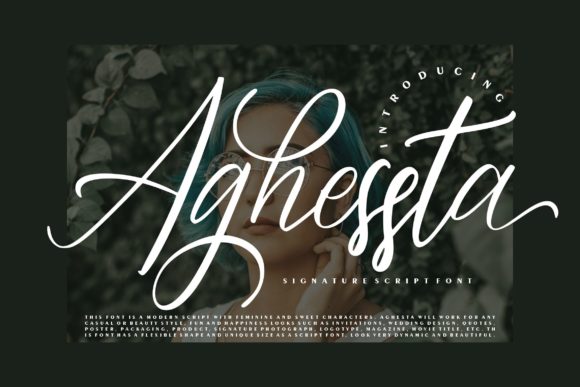 Aghessta Script: A Luxury Script Handwritten Font for Digital Design