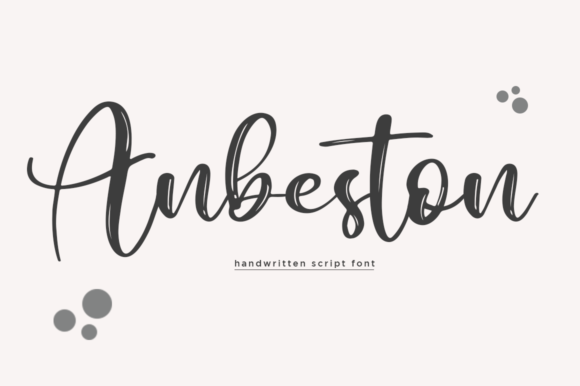 Anbeston Script: A Premium Script Handwritten Font for Scroll-Stopping Brand Content