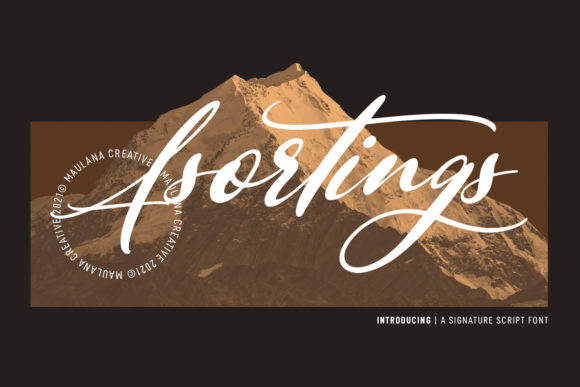 Asortings Script: A Timeless Handwritten Font for Branding