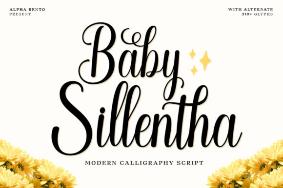 Baby Sillentha Script: A Timeless Script Handwritten Font for Editorial Warmth