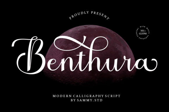 Benthura Script: A Delicate Script Font for Editorial Elegance