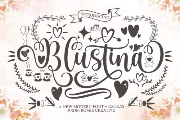 Blustina Script: A Luxury Script Font for Small Business Branding