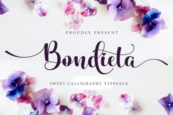 Bondieta Script Font for Elegant Campaign Design