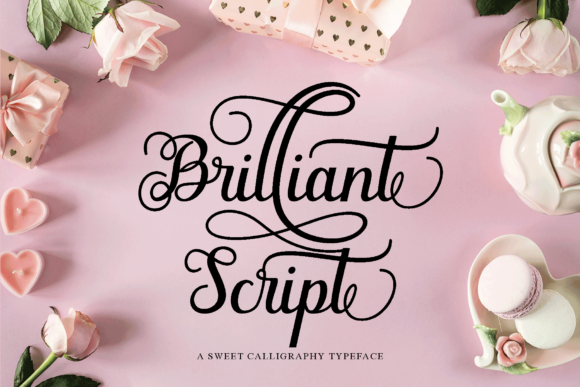 Brilliat Script: A Romantic Script Handwritten Font for Luxury Design