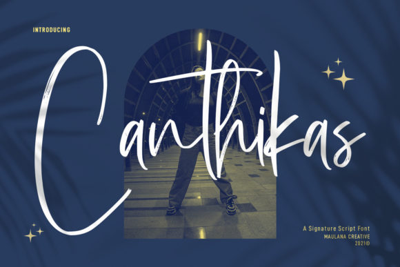 Canthikas Script: A Luxury Script Font for High-Impact Marketing