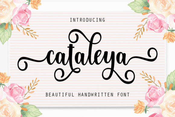 Cataleya Script: A Refined Script Font for Elegant Editorial Design