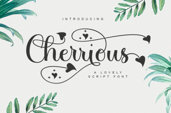 Cherrious Script: Elegant Script Handwritten Font for Designers