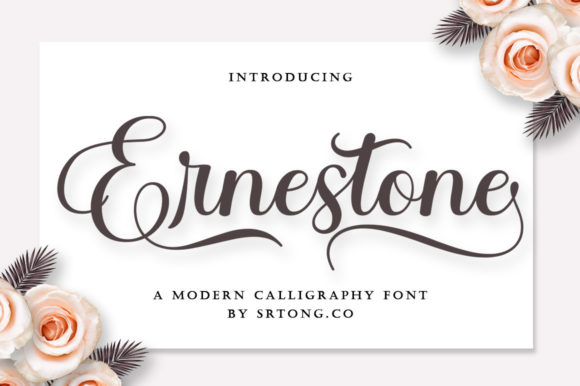 Ernestone Script: Elegant Script Font for Small Business Branding