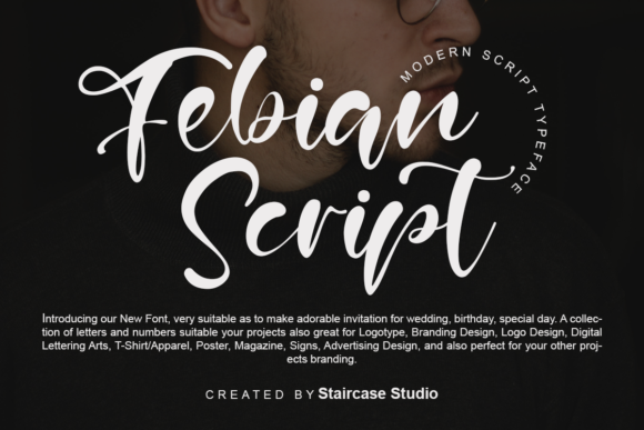 Febian Script: Elegant Script Handwritten Font for Modern Brands