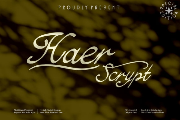 Haer Script: A Premium Script Handwritten Font for Elegant Branding