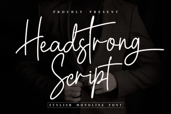 Headstrong Script: A Refined Script Font for Elegant Brand Identity