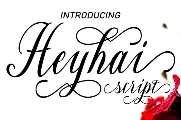 Heyhai Script: An Elegant Script Handwritten Font for Editorial Design