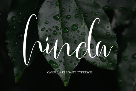 Hinda Script Font for Elegant Brand Identity Design