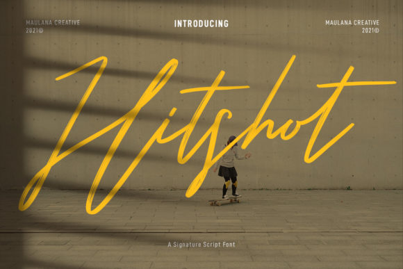 Hitshot Script: Elegant Script Font for Scroll-Stopping Brand Content