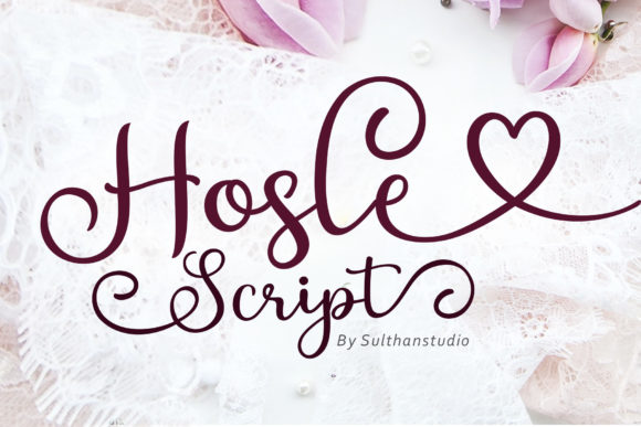 Hosle Script: A Charming Script Font for Elegant Digital Branding