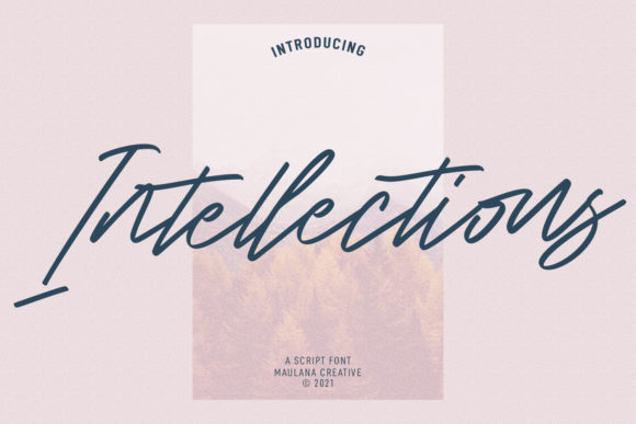 Intellections Script Font for Elegant Branding