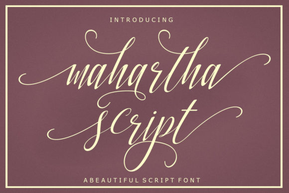 Mahartha Script: Elegant Script Font for Scroll-Stopping Brand Content