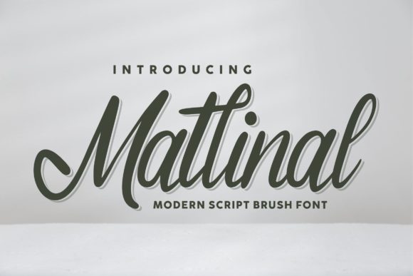 Matlinal Script: A Romantic Script Handwritten Font for Makers