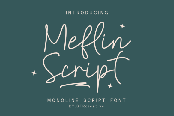 Meflin Script: An Elegant Script Handwritten Font for Small Business Branding