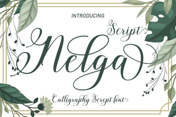 Nelga Script: A Premium Script Handwritten Font for Small Business Branding