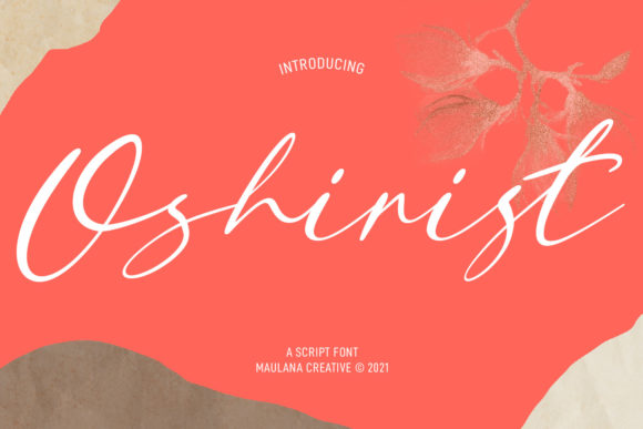 Oshirist Script: A Stylish Script Handwritten Font for Personalized Design