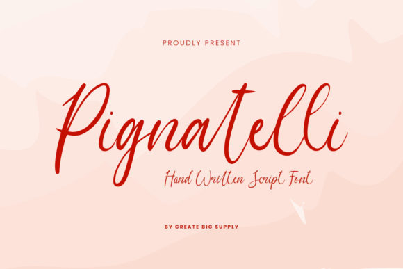 Pignatelli Script Font for Timeless Branding & Handwritten Charm