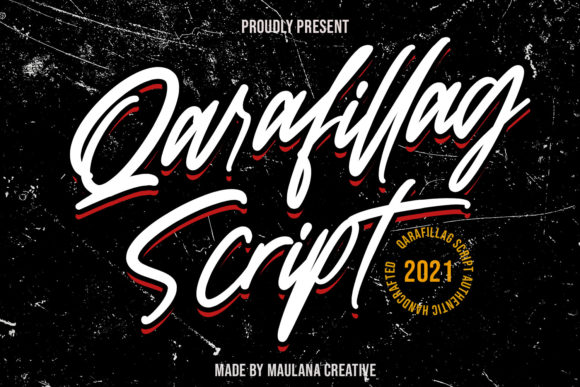 Qarafillag Script: A Bold Handwritten Font for Scroll-Stopping Brand Content