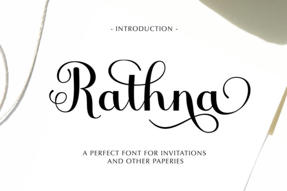 Rathna Script: A Luxury Handwritten Font for Digital Design