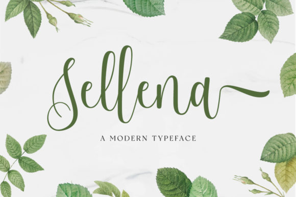 Sellena Script: Elegant Handwritten Font for Brand Campaigns