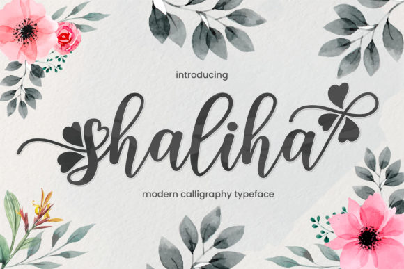 Shaliha Script: A Dainty Handwritten Font for Digital Branding