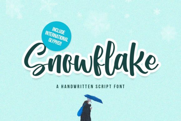 Snowflake Script: A Playful Script Handwritten Font for Digital Design