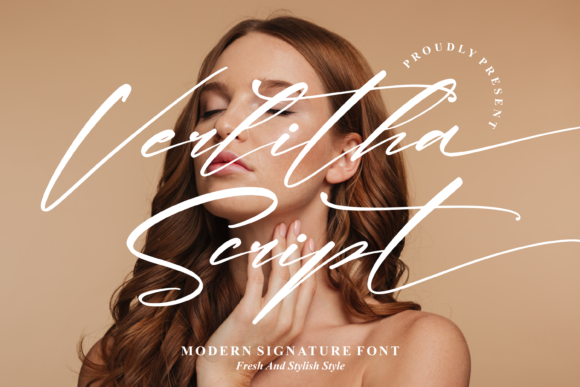 Verlitha Script: A Refined Script Handwritten Font for Editorial Elegance